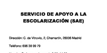 Servicio de apoyo a la escolarización