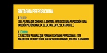 6º lengua Sintagma preposicional 