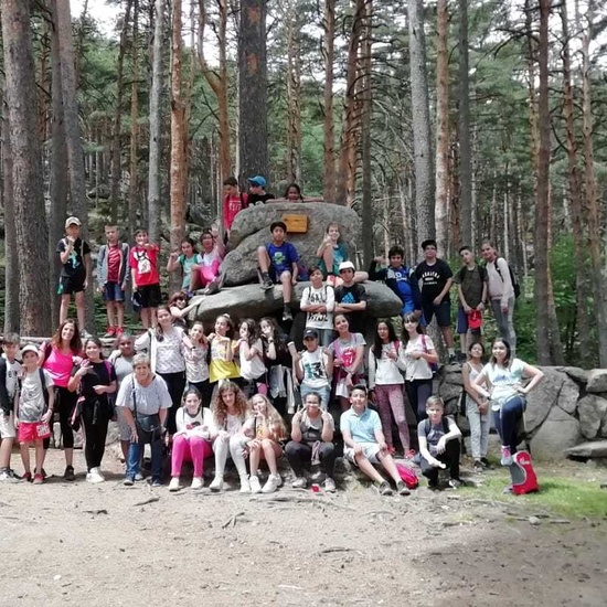 VIAJE FIN DE CURSO. 3º - 6º. Puerto de Canencia. 8