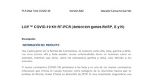 DETECCIÓN COVID-19 POR PCR EN TIEMPO REAL