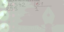 4º primaria Tutorial divisiones