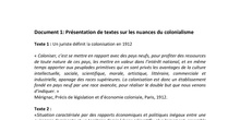 Séance 1: La définition de colonialisme