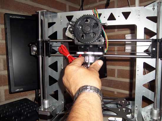 Montaje del extrusor de impresora 3D