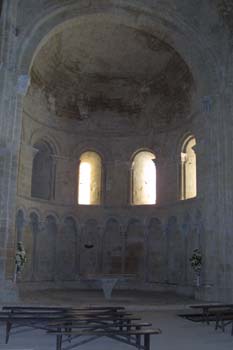 ábside en el Monasterio de Loarre, Huesca