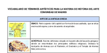 VOCABULARIO DE TÉRMINOS DE HISTORIA DEL ARTE 