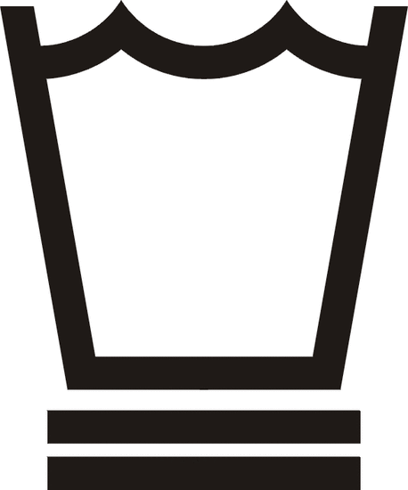 Lavado a máquina con programa para prendas delicadas