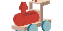 Locomotora de juguete