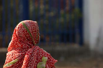 Mujer de espaldas, Rep. de Djibouti, áfrica