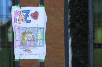 Mensaje infantíl en recuerdo a las víctimas del Atentado del 11-