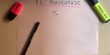 El porcentaje.