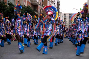 Comparsa en el desfile de carnaval - Badajoz