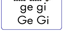 letra gue-gui  / ge-gi