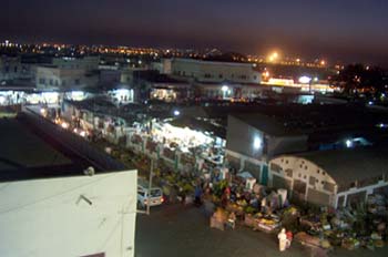 Puerto de Djibouti de noche, Rep. de Djibouti, áfrica