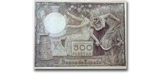 Pesetas, reverso