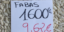 Precio de alubias