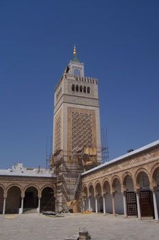Alminar, Gran Mezquita, Túnez