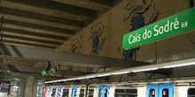 Estación de metro Cais de Sodré, Lisboa, Portugal