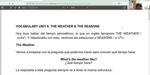 The weather, the Seasons, Neighbours