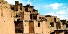 Edificaciones de adobe, Ait Benhaddou, Marruecos