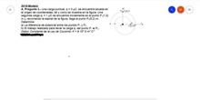 Física 2º Bachillerato. Campo eléctrico. Problema resuelto (EVAU)