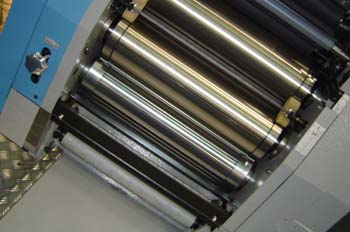 Batería de rodillos del cuerpo impresor