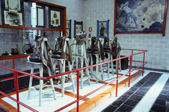 Equipamiento de la Brigada de Salvamento, Museo de la Minería y
