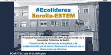 Proyecto ApS del CEPA Joaquín Sorolla con ETSEM de UPM para fomentar sostenibilidad y eficiencia energética