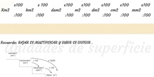 UNIDADES DE SUPERFICIE