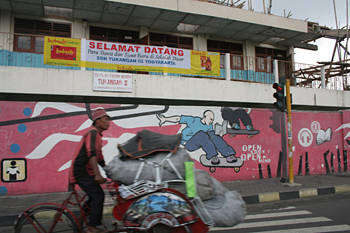 Murales, Jogyakarta, Indonesia