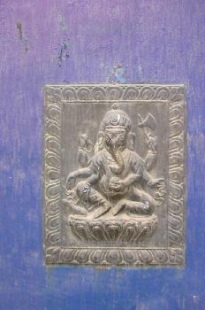 Retratos de deidades hinduistas, Katmandú, Nepal