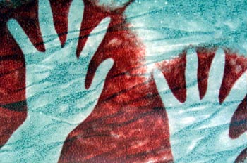 Pintura rupestre, Cueva El Castillo, Puente Viesgo, Cantabria