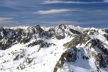 Vista superior de Aiguestortes, Cataluña
