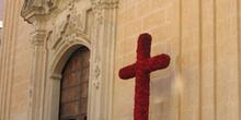 Cruz de Mayo en S. Hipolito, Córdoba, Andalucía