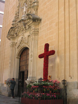 Cruz de Mayo en S. Hipolito, Córdoba, Andalucía