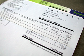 Factura de teléfono