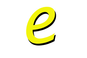 Letra e