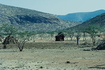 Poblado Himba, Namibia