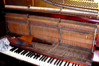 Restauración de un piano