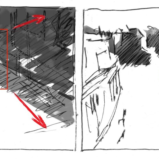 Storyboard de Sólo ante el peligro