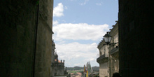 Paso por la Plaza de Inmaculada, Santiago de Compostela, La Coru