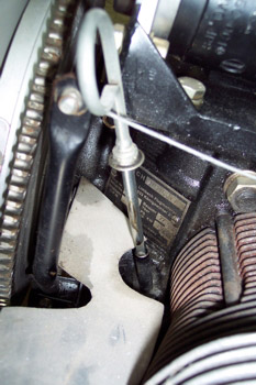 Varilla para medir el nivel de aceite