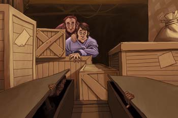 Las tribulaciones de un chino en China: Viaje en barco