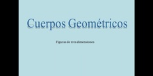 Clasificación de Cuerpos Geométricos