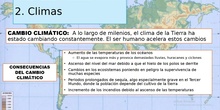 Cambio climático