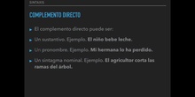 6º lengua el complemento directo