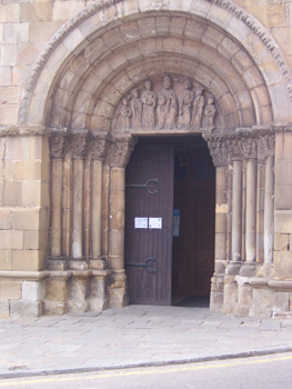 Portada, Iglesia de San Juan de la Rabanera, Soria, Castilla y L