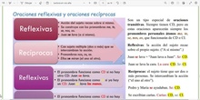Lengua I Clase a distancia 33 20230516 - Oraciones reflexivas y recíprocas
