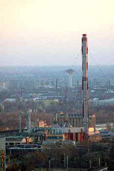 Chimenea de metal, Buda, Budapest, Hungría
