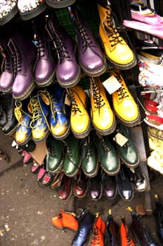 Tienda en el mercadillo de Camden, Londres