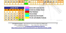 CALENDARIO ESCOLAR 2018/19